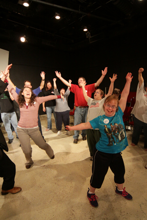 people dancing