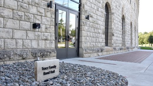 Photo of Tracz Family Band Hall entrance