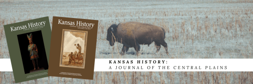 image showing two journal covers and a bison in a grass field