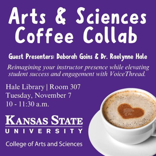 graphic with info about Coffee Collab Nov 7, 2023