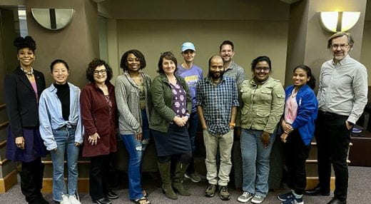 Photo of group who participated in Lunch with the Deans Nov. 6, 2023