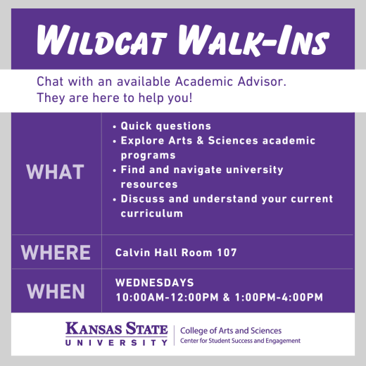 Graphic with info about Wildcat Walk-Ins