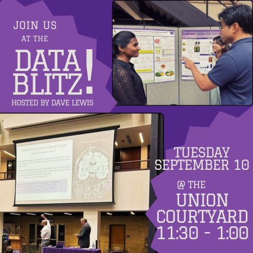 graphic with info about the Cancer Data Blitz event