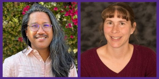 Photos of Tom Sarmiento and Christine Aikens