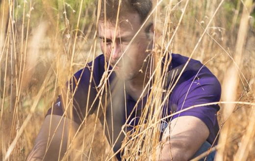 photo of Sam Speck in tallgrass