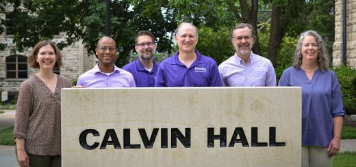 Photo of College of Arts and Sciences dean and associate and assistant deans