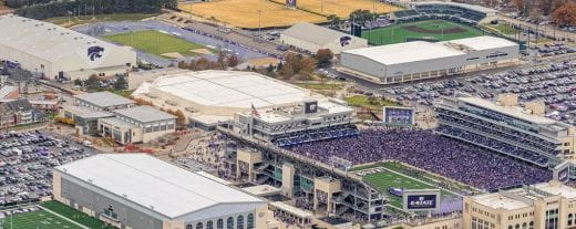 Athletics complex aerial