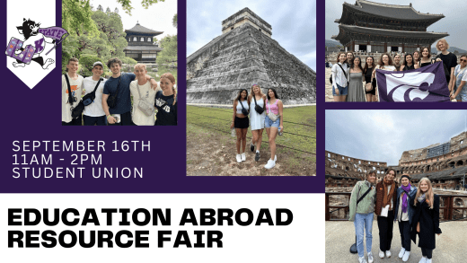 photos of students abroad and info about event