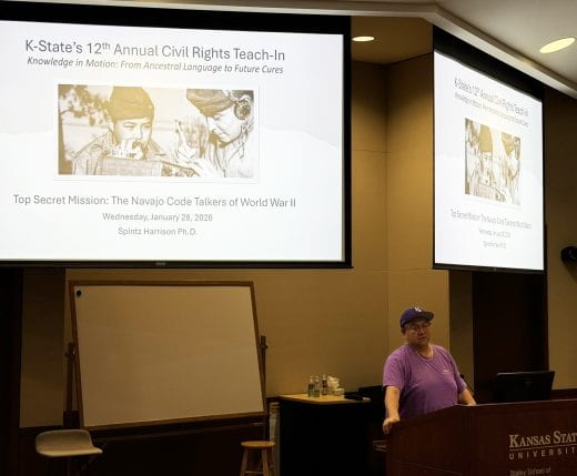 Dr. Spintz Harrison and his presentation title slide