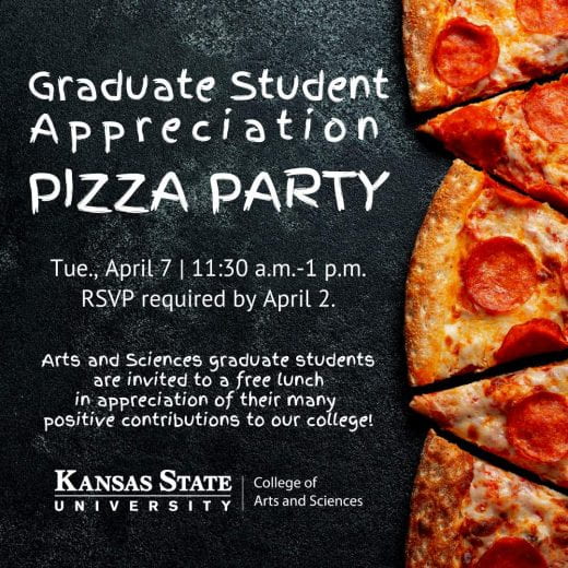 event info and pic of pizza slices
