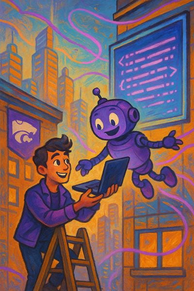 2025 K-State AI Symposium T-shirt design by Aryan Singh Dalal