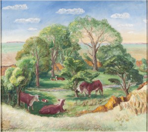 John Steuart Curry Kansas Pasture, ca. 1936