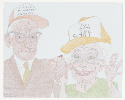 Elizabeth Layton Untitled (business business business, you gotta have art), 1991