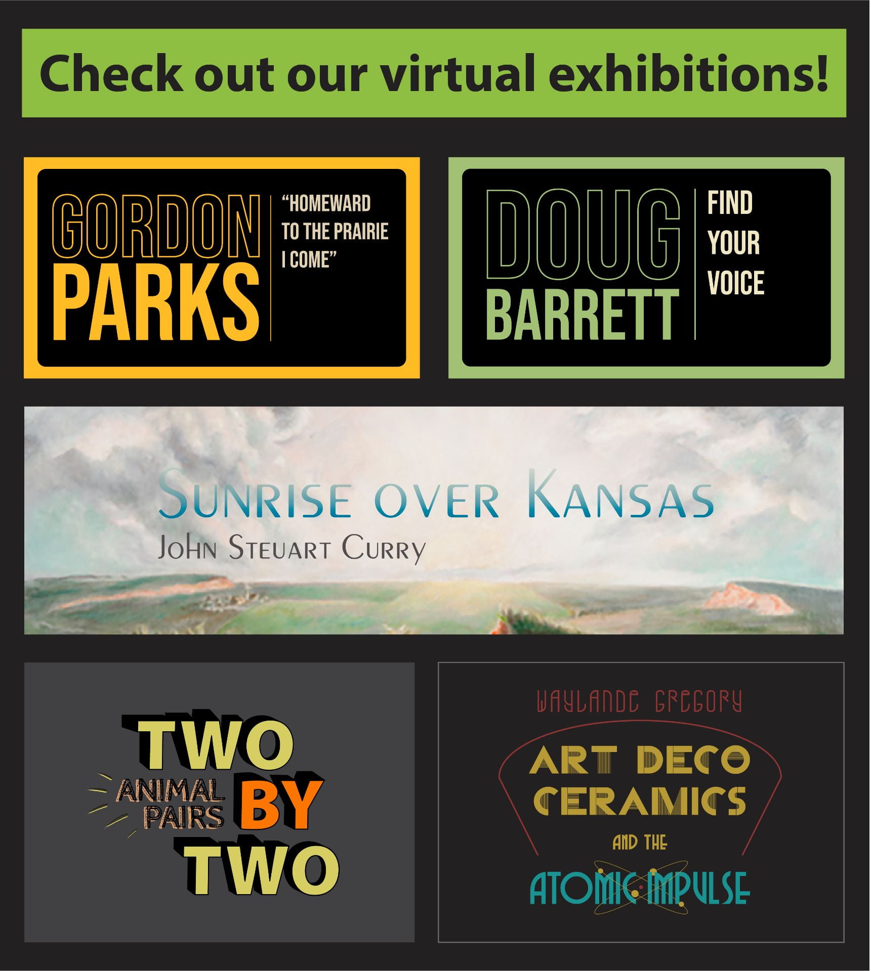 list of exhibitions