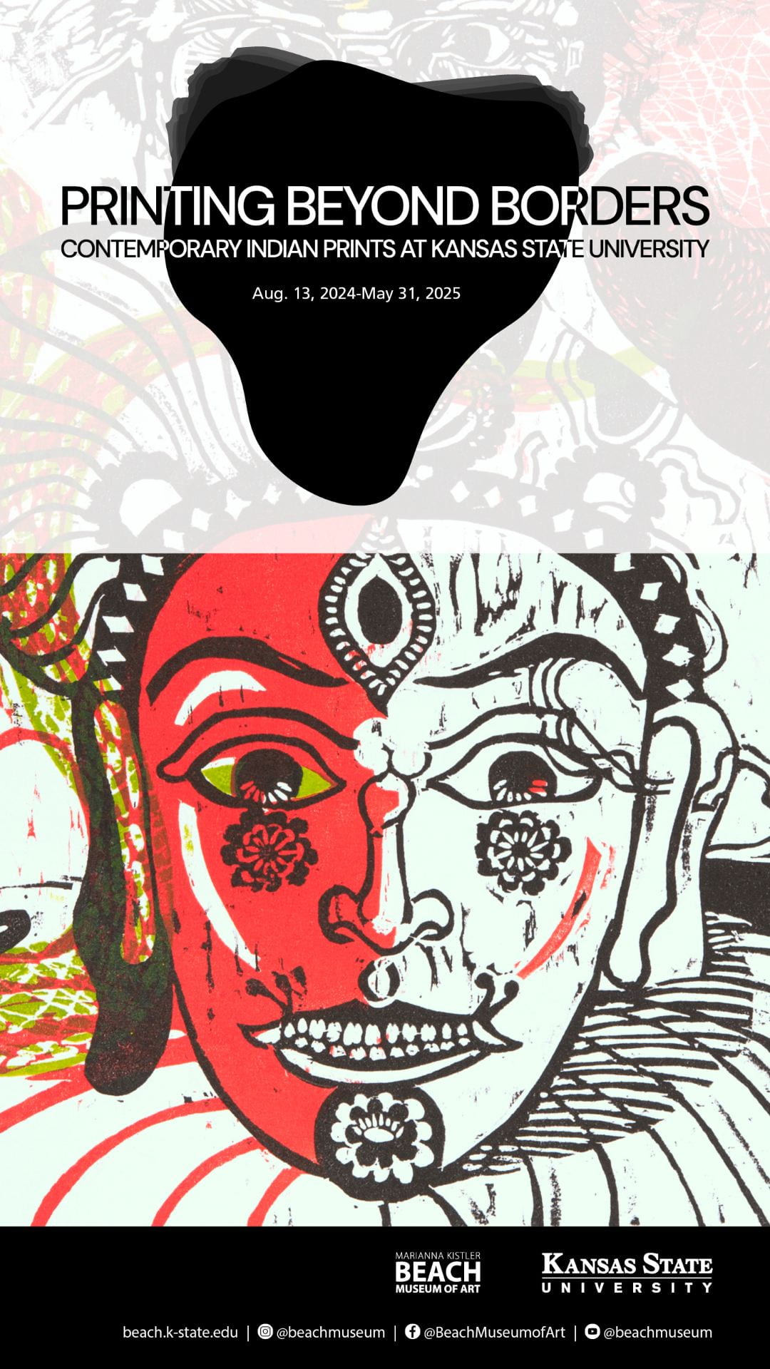 Printing Beyond "Borders: Contemporary Indian Prints at Kansas State University" exhibition at the Beach Museum of Art