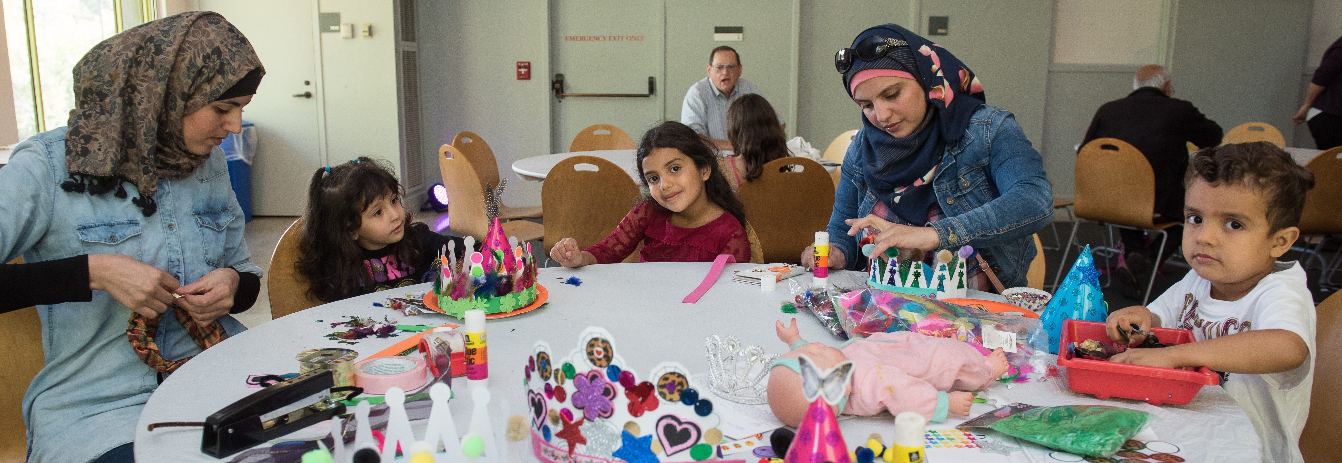 Family workshop by Beach Museum of Art