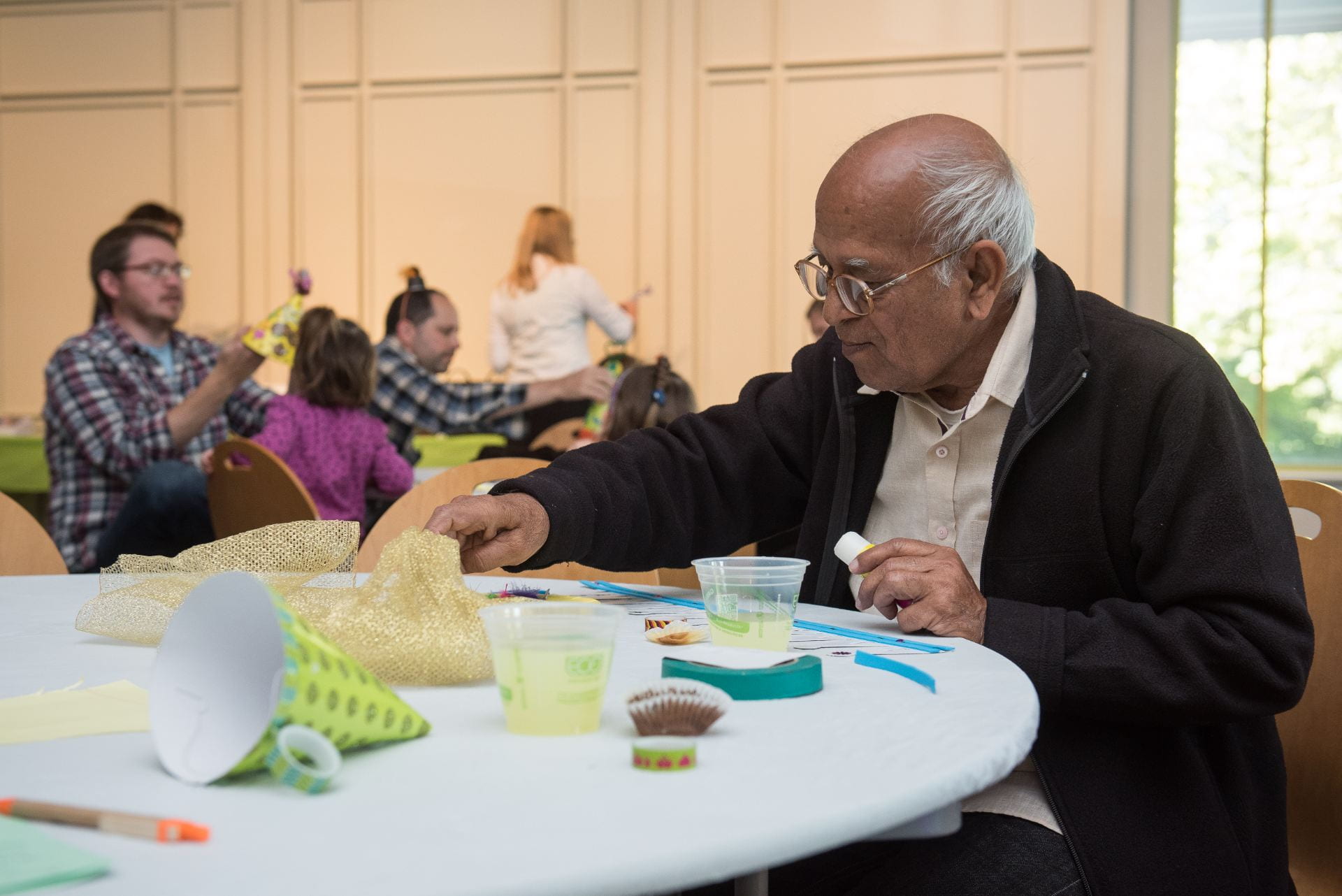 Family workshop at the Beach Museum of Art