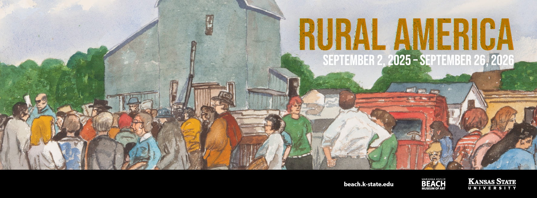 "Rural America" exhibition promotional image.