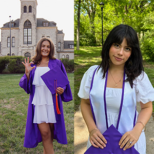 collage of photos of Marleigh Hutchinson and Kutina Cabrera