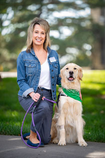 Oakley and Jenneen pose for a portrait.