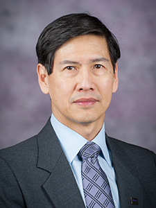 Luna Goldendoodle Sougéy poses for a portrait.