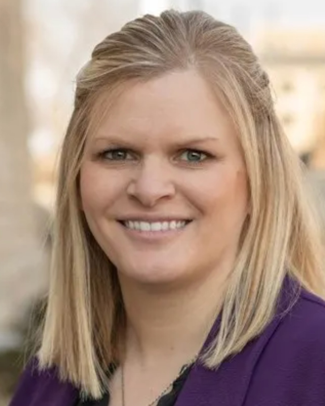 Cassandra Jones smiles for a portrait.