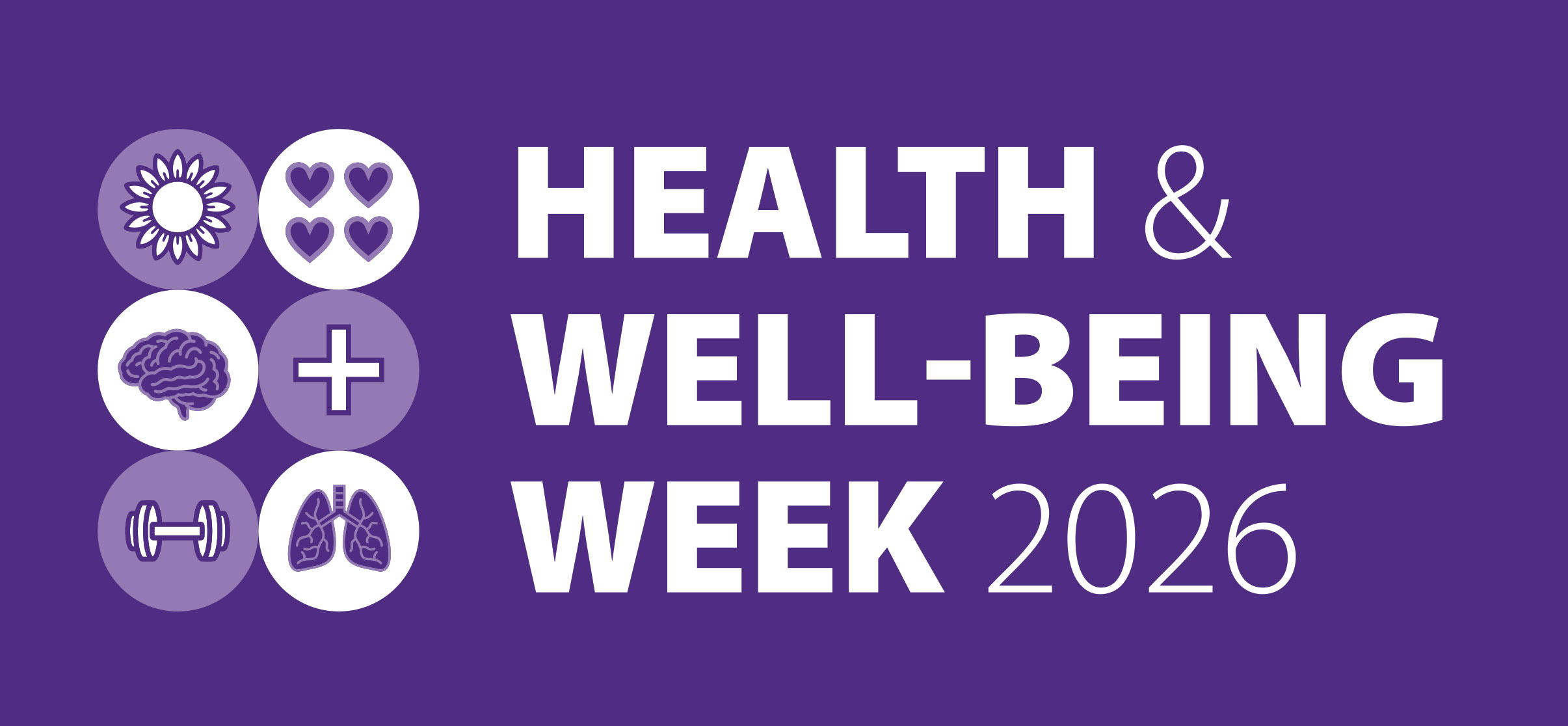 Health and Well-being Week 2026