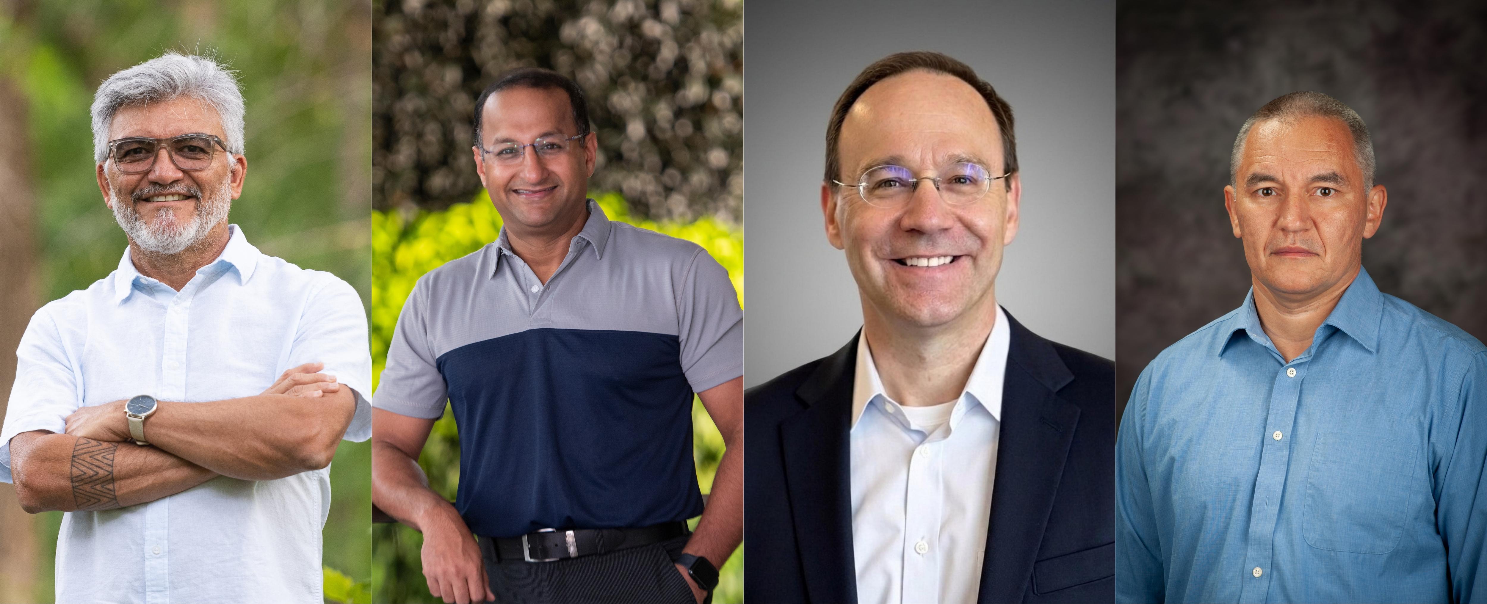 From left to right: Marcellus Caldas, Bala Natarajan, Jeffrey Pickering and Artem Rudenko