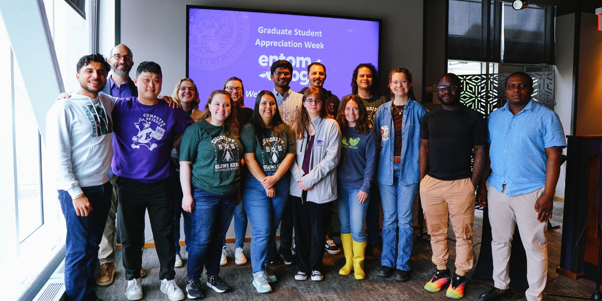 Entomology student awardees during the annual awards ceremony