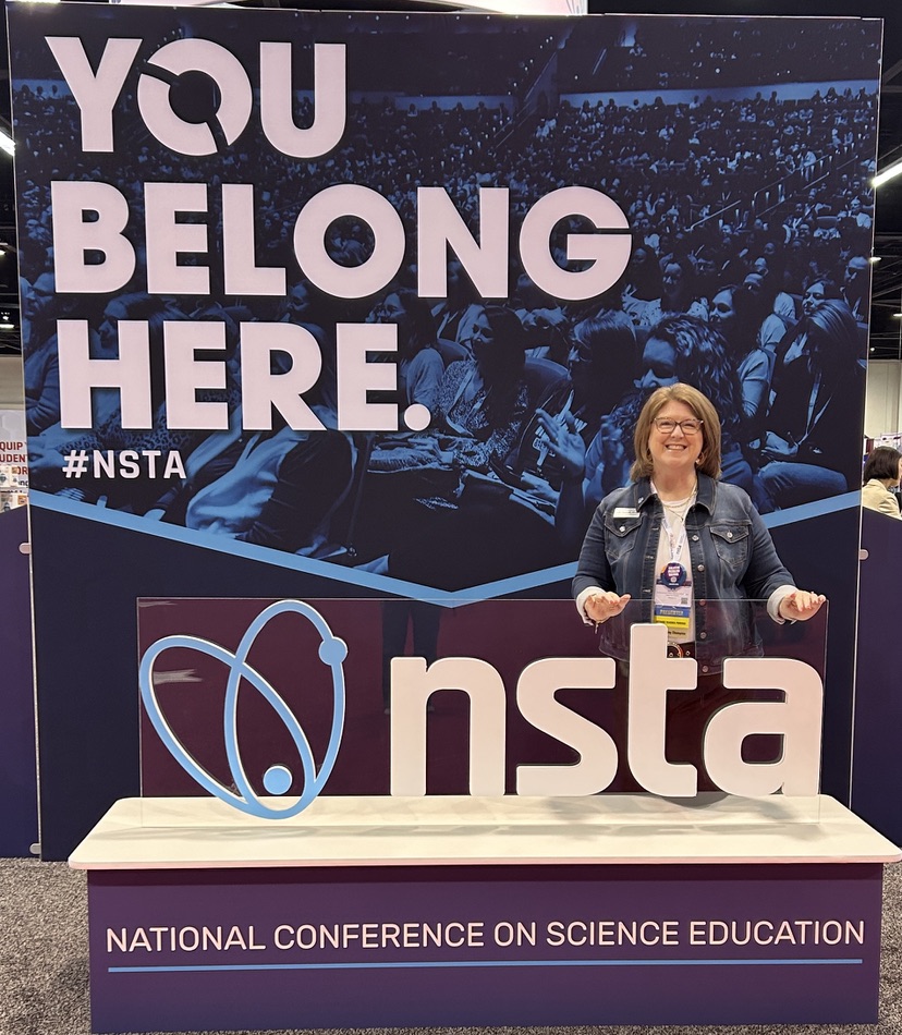 Beth Pesnell at the 2026 National Conference on Science Education in Anaheim, California