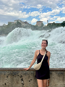 Alexa Palmer in Switzerland. 