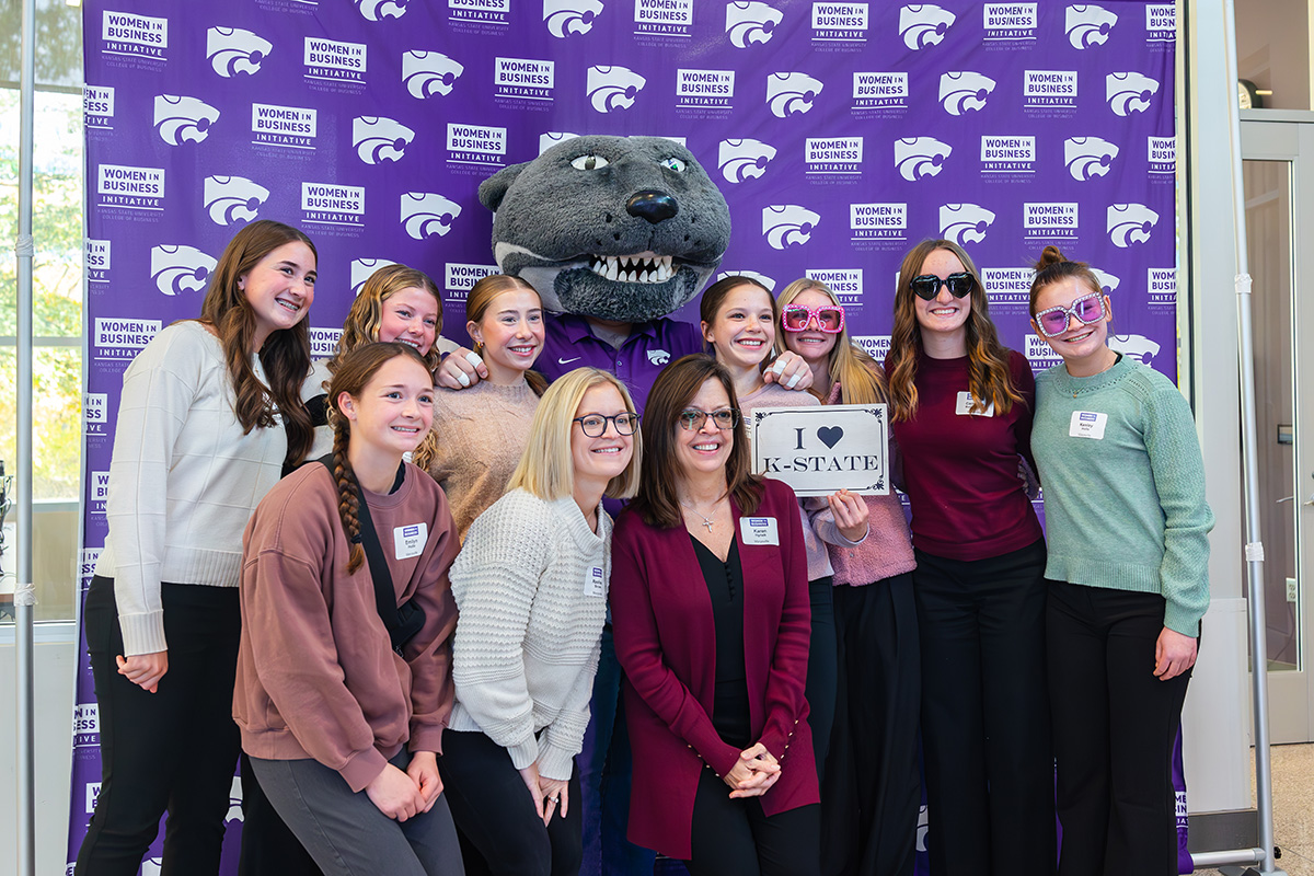 Students and educators at the Women in Business Summit.