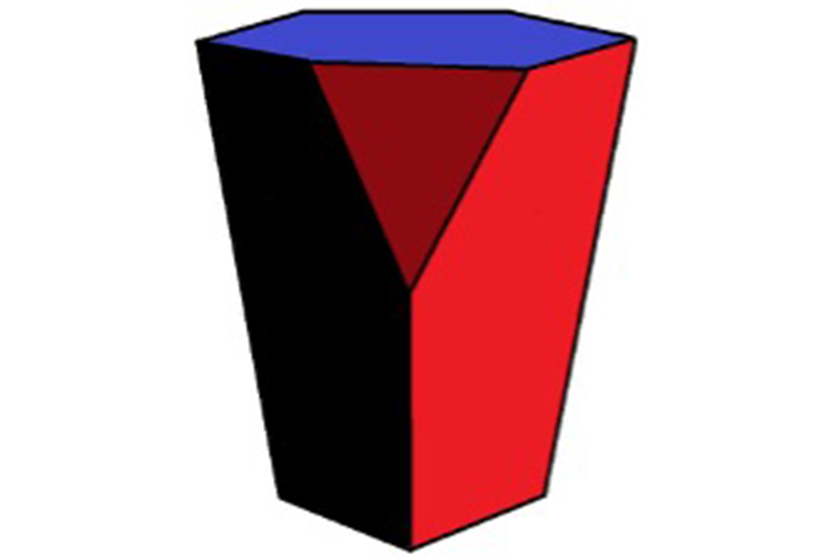 A rendering shows a red prismatic rectangle used to orient computer sensors on crop sprayers.