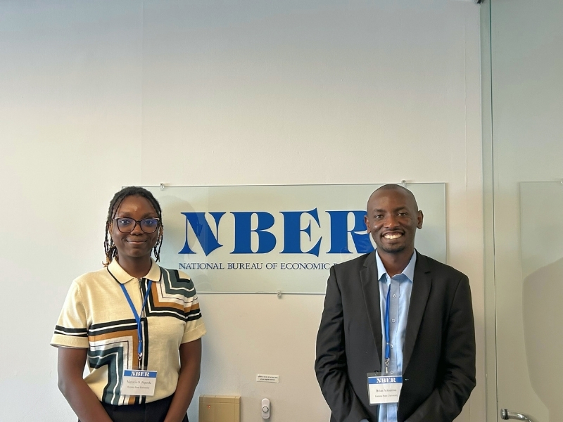 From left to right: Victoria Popoola, Brian Arinaitwe