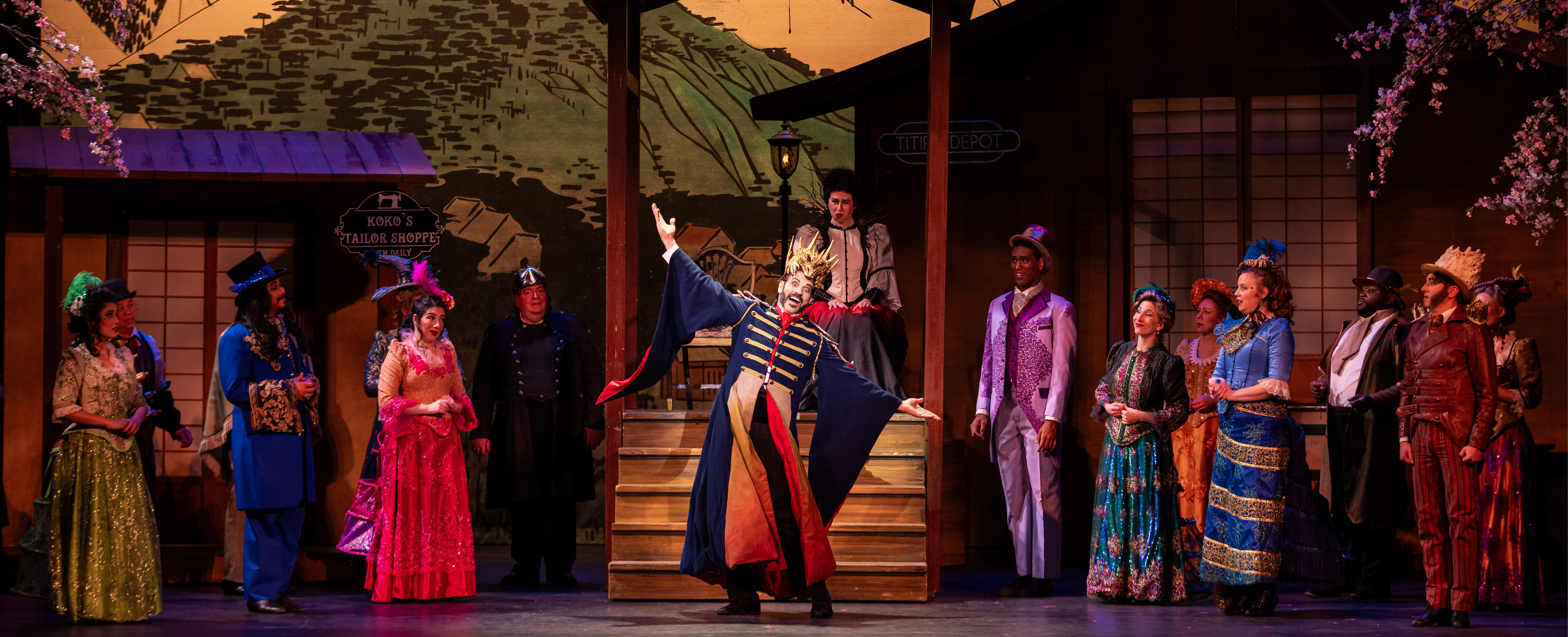 An opera performed onstage