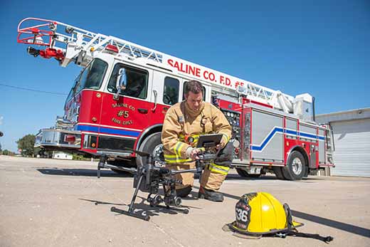 First responder UAS training