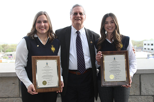 Blue Key-Muir scholarship winners