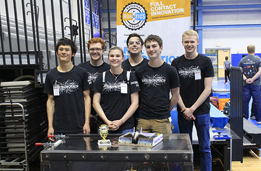 Team Power Kitten MKII claimed second place at the regional BOTSKC robotics competition. Team Power Kitten MKII