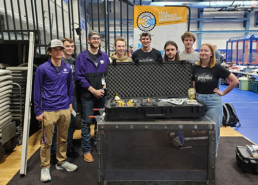 Team Takeoff took first place at the regional BOTSKC robotics competition. Team Takeoff