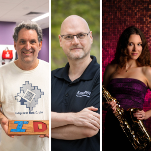 photos of 3 faculty members