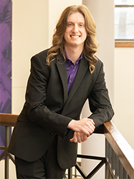 Chase Jordan A student in a black suit