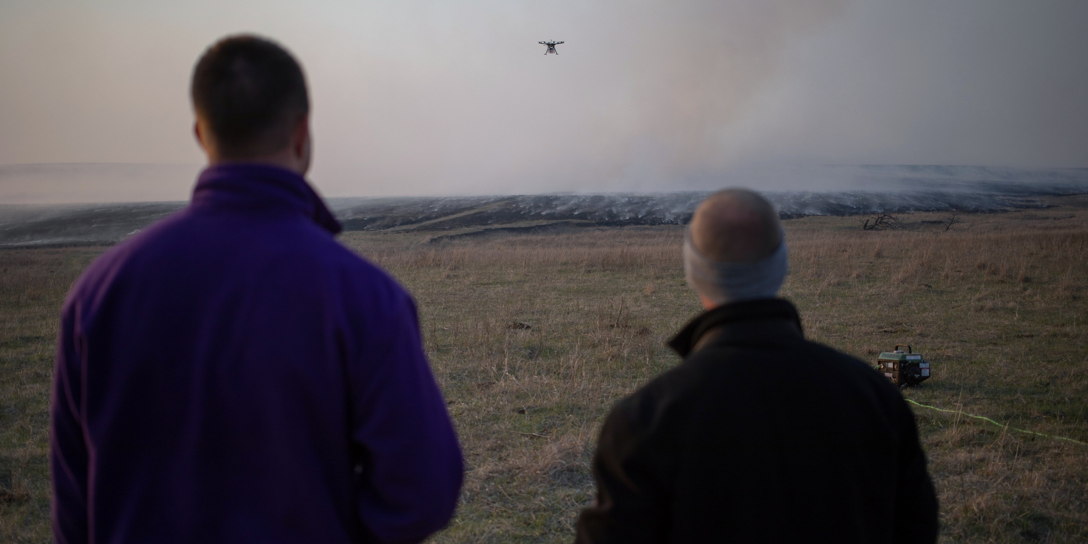 Kansas State University researchers are part of a large collaborative project that is using unmanned aircraft to improve the Kansas Flint Hills Smoke Management Plan. The project's goal is to improve the environment and human health while balancing the livelihood of ranchers and farmers. 