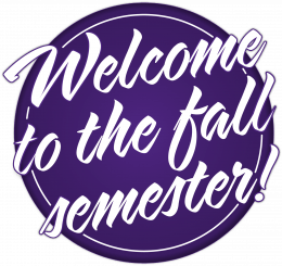 Welcome to the fall semester!