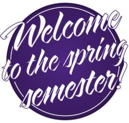 Welcome to the spring semester