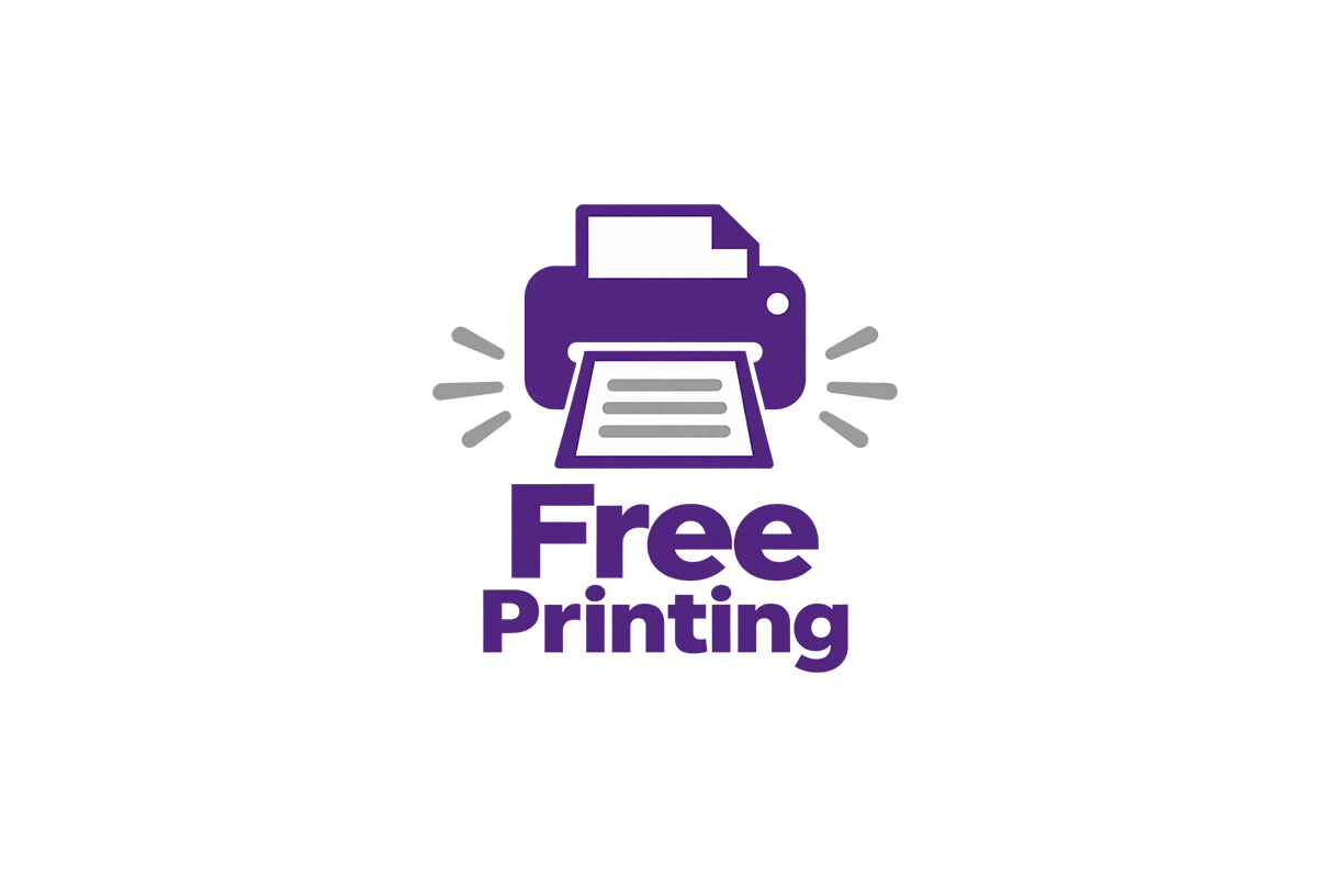 Free printing logo.