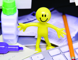 Happy employee