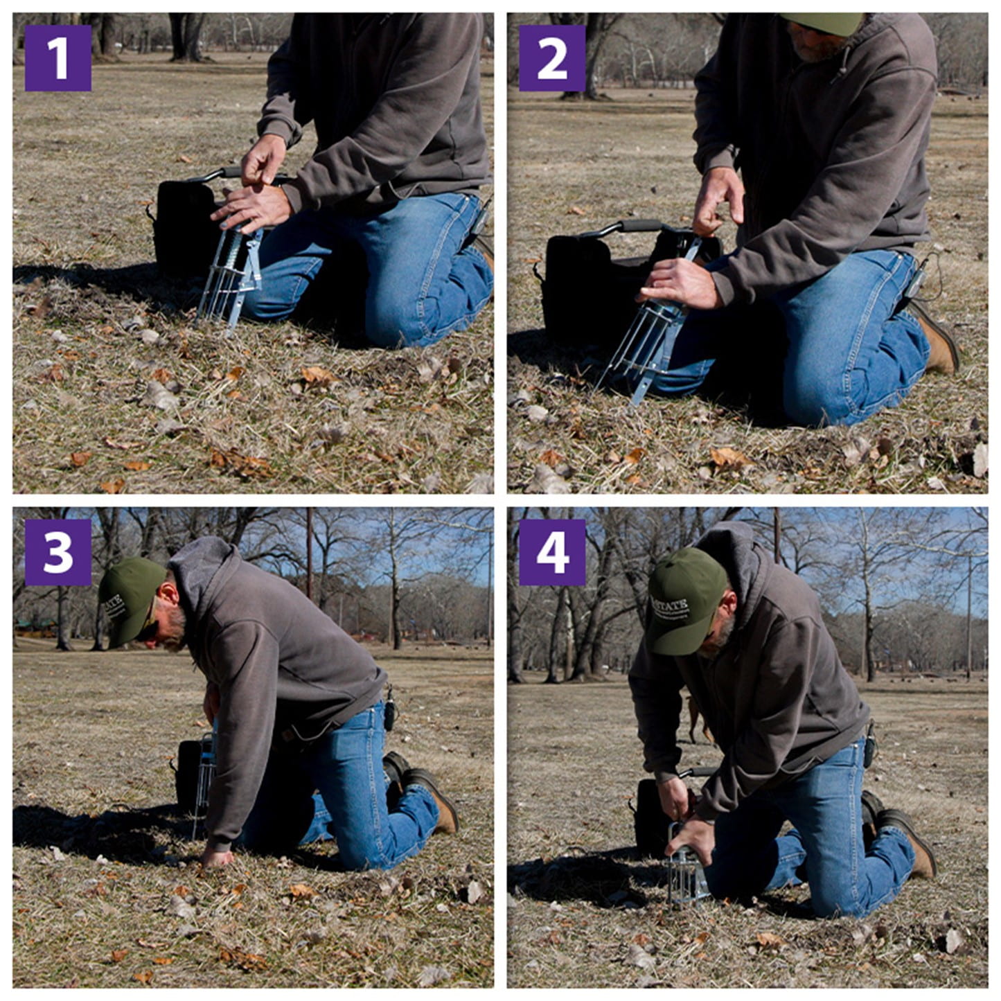 Preparing the harpoon style trap photo