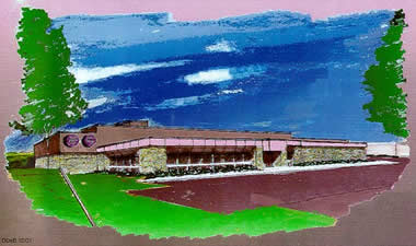 Drawing of proposed food safety facility at K-State