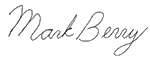 Mark Berry's signature