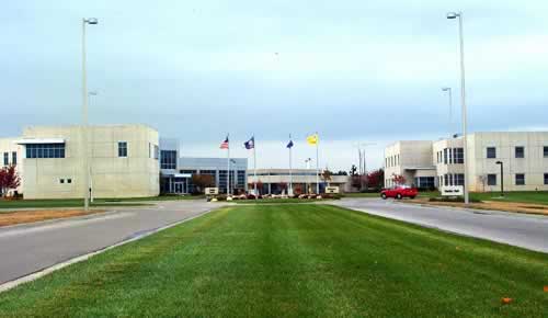 far view of two buildings